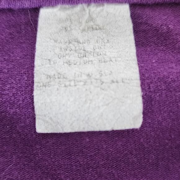 VTG 90s TIGI Bead Head It's All about Gold Purple  Long Sleeve T Shirt W Small - Picture 9 of 9